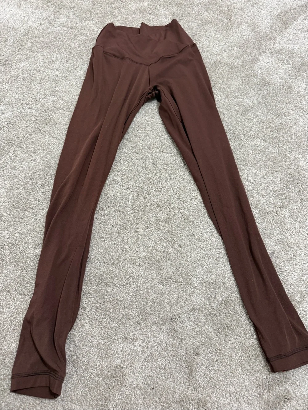 aerie Offline High-Rise 7/8 Leggings in Chocolate Brown